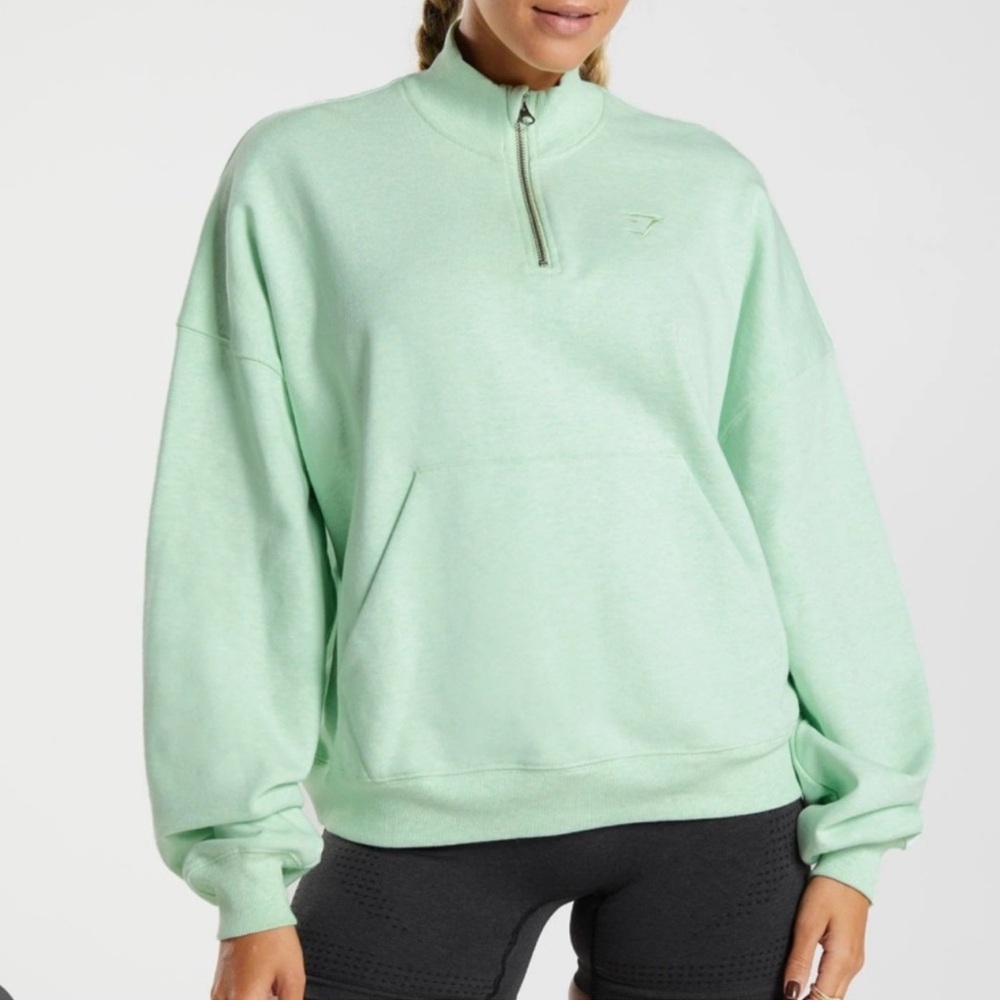 Gymshark Rest Day 1/2 Zip - Picture 2 of 6